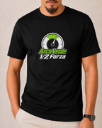 T-Shirt Arco Verde 1/2 Forza nera indossata vista frontale