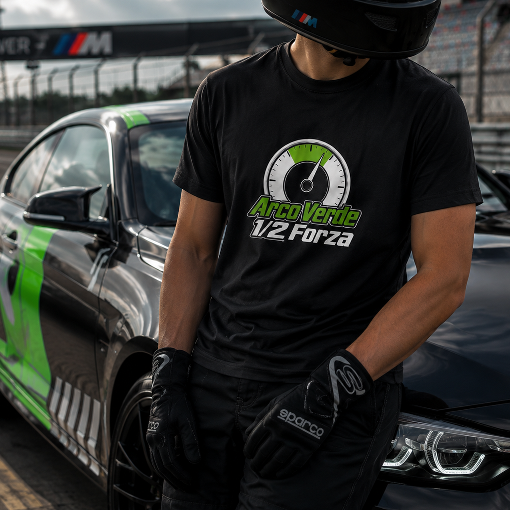 T-Shirt Arco Verde 1/2 Forza in foto lifestyle