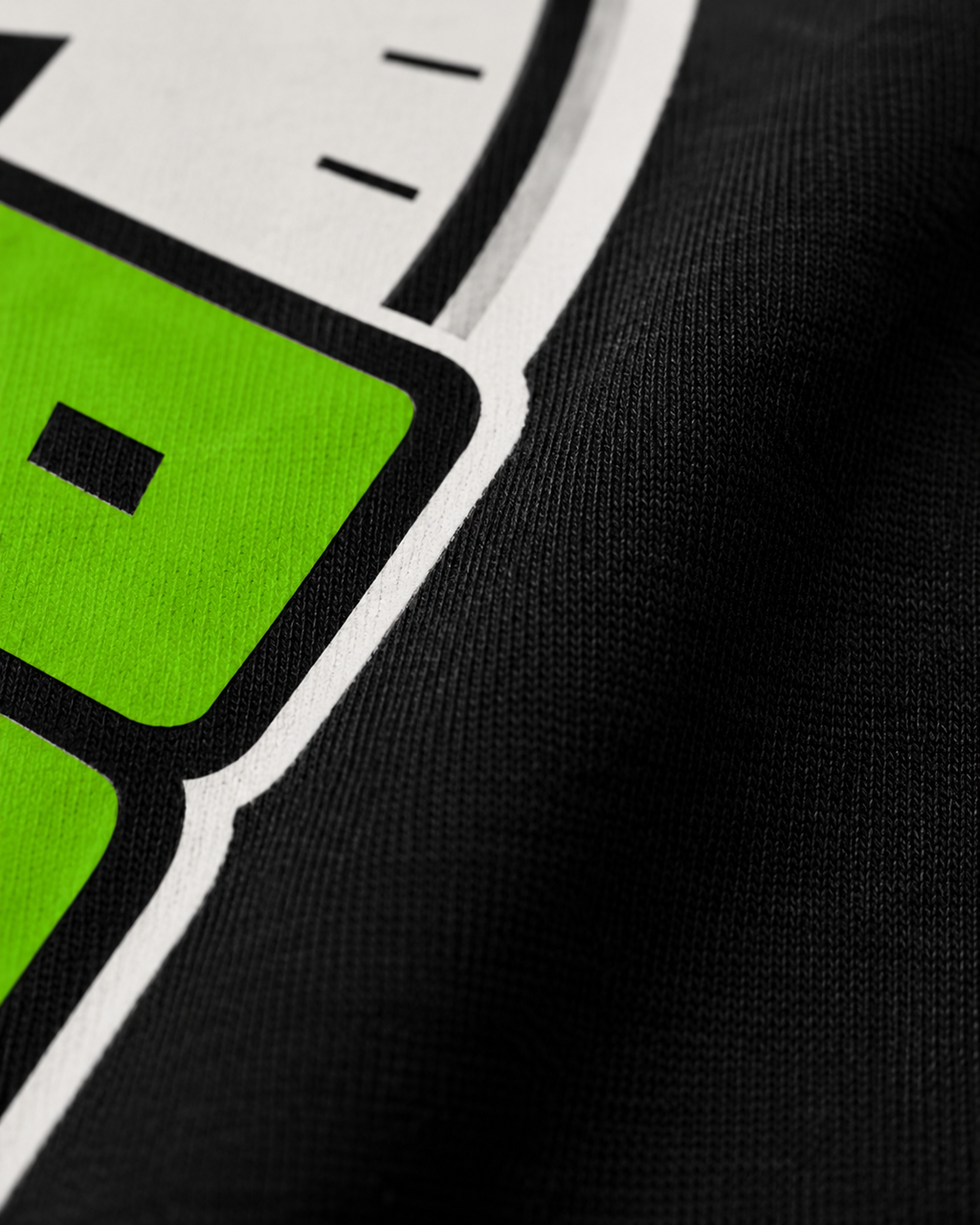 Dettaglio stampa della T-Shirt Arco Verde 1/2 Forza