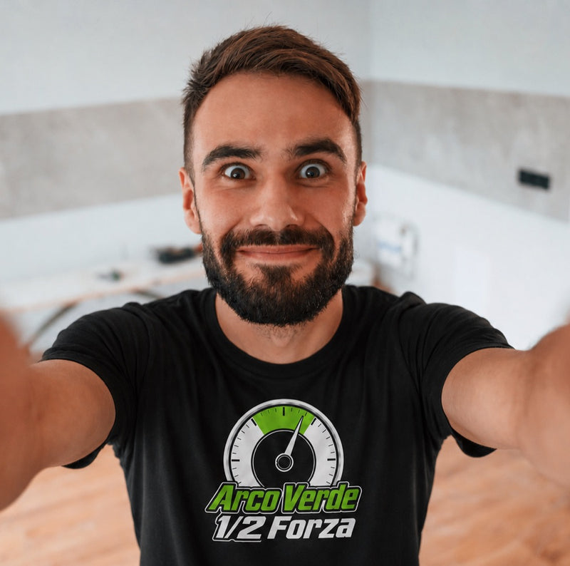 Foto inviata da Simone F. con la T-Shirt Arco Verde 1/2 Forza